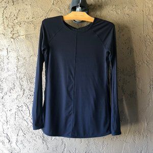 Lululemon Black Crew Neck Shirt